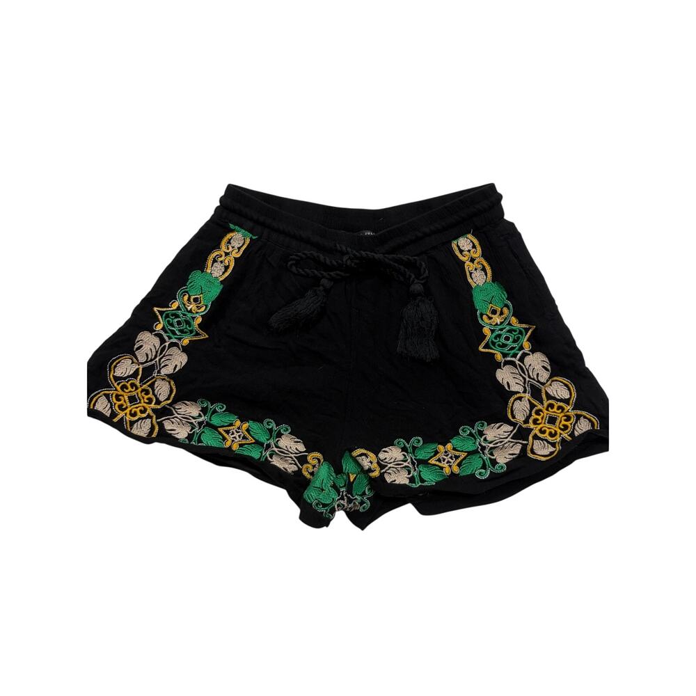 Romeo + Juliet Couture Womens Small Embroidered Boho Festival Shorts